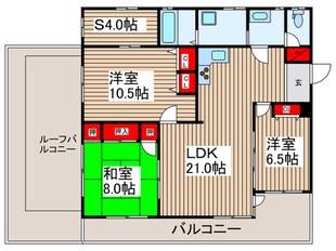 エメラルドハイツＥの物件間取画像